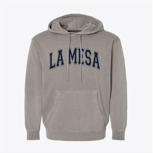 La Mesa California Varsity Pigment-Dyed Hoodie
