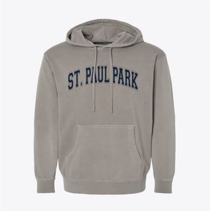 St. Paul Park Minnesota Varsity Pigment-Dyed Hoodie