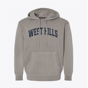 West Hills New York Varsity Pigment-Dyed Hoodie