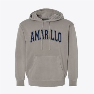 Amarillo Texas Varsity Pigment-Dyed Hoodie