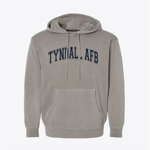 Tyndall Afb Florida Varsity Pigment-Dyed Hoodie