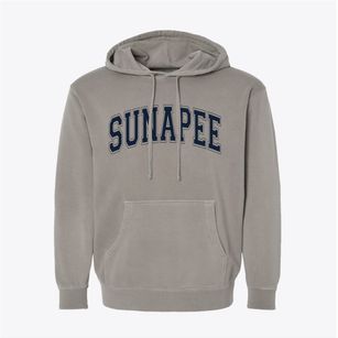 Sunapee New Hampshire Varsity Pigment-Dyed Hoodie