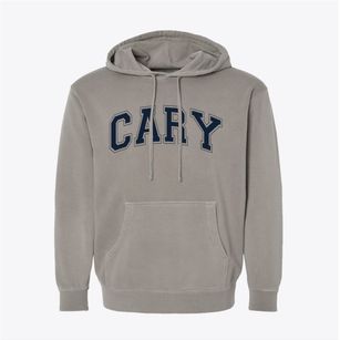 Cary North Carolina Varsity Pigment-Dyed Hoodie