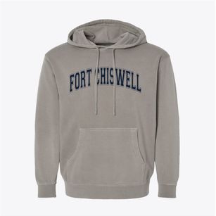 Fort Chiswell Virginia Varsity Pigment-Dyed Hoodie