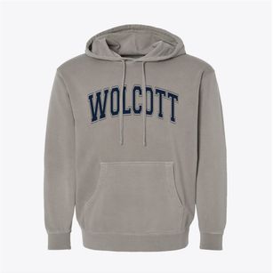 Wolcott Indiana Varsity Pigment-Dyed Hoodie