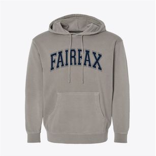 Fairfax Virginia Varsity Pigment-Dyed Hoodie