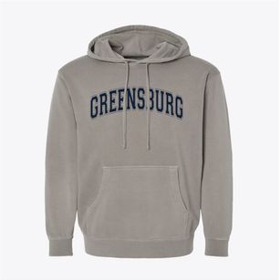 Greensburg Kansas Varsity Pigment-Dyed Hoodie