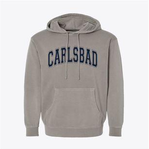Carlsbad California Varsity Pigment-Dyed Hoodie
