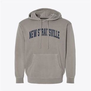 New Straitsville Ohio Varsity Pigment-Dyed Hoodie
