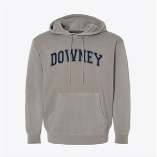 Downey Idaho Varsity Pigment-Dyed Hoodie