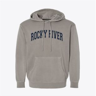 Rocky River Ohio Varsity Pigment-Dyed Hoodie