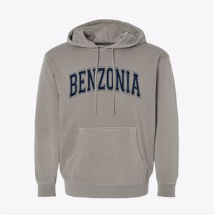 Benzonia Michigan Varsity Pigment-Dyed Hoodie