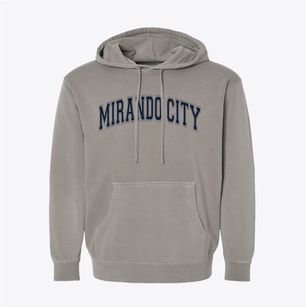 Mirando City Texas Varsity Pigment-Dyed Hoodie