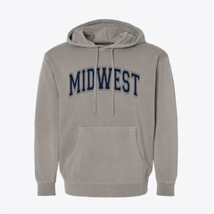 Midwest Wyoming Varsity Pigment-Dyed Hoodie