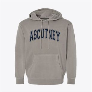 Ascutney Vermont Varsity Pigment-Dyed Hoodie