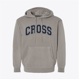 Cross Wisconsin Varsity Pigment-Dyed Hoodie