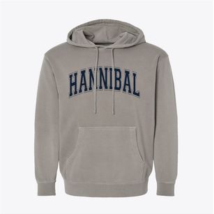 Hannibal Missouri Varsity Pigment-Dyed Hoodie