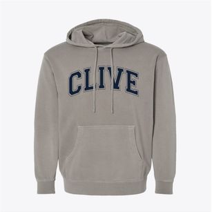 Clive Iowa Varsity Pigment-Dyed Hoodie