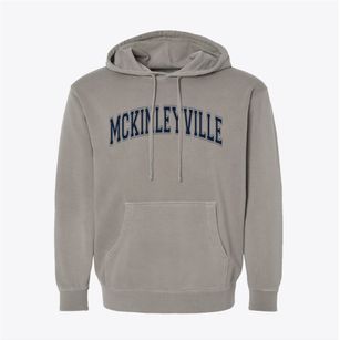 Mckinleyville California Varsity Pigment-Dyed Hoodie