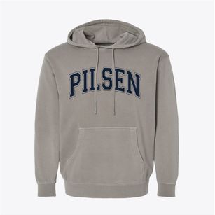 Pilsen Wisconsin Varsity Pigment-Dyed Hoodie
