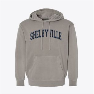 Shelbyville Kentucky Varsity Pigment-Dyed Hoodie