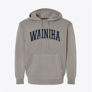 Wainiha Hawaii Varsity Pigment-Dyed Hoodie