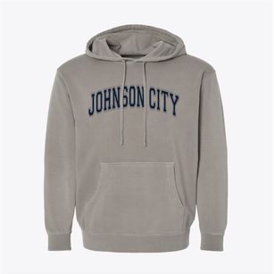 Johnson City New York Varsity Pigment-Dyed Hoodie