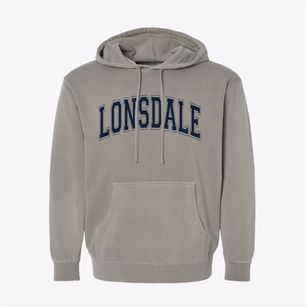 Lonsdale Arkansas Varsity Pigment-Dyed Hoodie