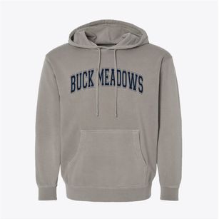 Buck Meadows California Varsity Pigment-Dyed Hoodie