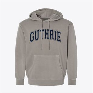 Guthrie Oklahoma Varsity Pigment-Dyed Hoodie