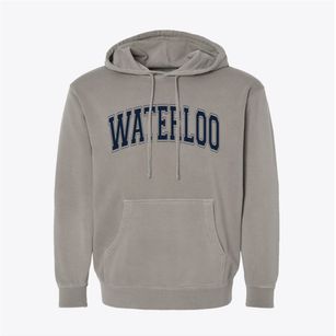 Waterloo Illinois Varsity Pigment-Dyed Hoodie