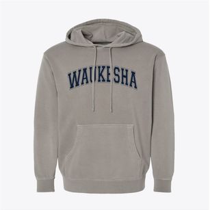 Waukesha Wisconsin Varsity Pigment-Dyed Hoodie