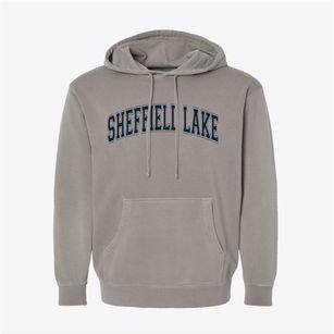 Sheffield Lake Ohio Varsity Pigment-Dyed Hoodie