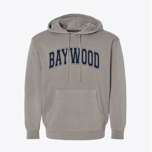 Baywood New York Varsity Pigment-Dyed Hoodie