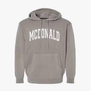 Mcdonald Pennsylvania Varsity Pigment-Dyed Hoodie