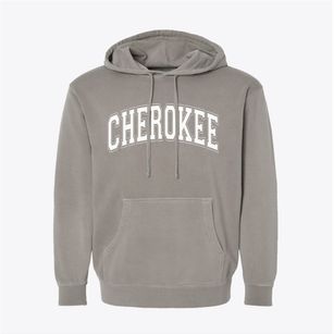 Cherokee North Carolina Varsity Pigment-Dyed Hoodie