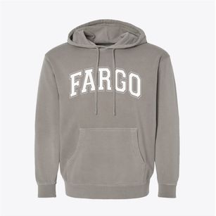 Fargo North Dakota Varsity Pigment-Dyed Hoodie