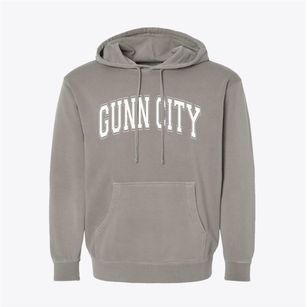 Gunn City Missouri Varsity Pigment-Dyed Hoodie