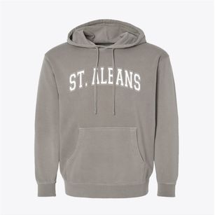 St. Albans West Virginia Varsity Pigment-Dyed Hoodie