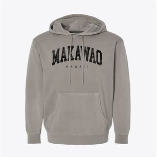 Makawao Hawaii Urban Vibe Pigment-Dyed Hoodie