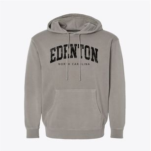 Edenton North Carolina Urban Vibe Pigment-Dyed Hoodie