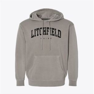 Litchfield Maine Urban Vibe Pigment-Dyed Hoodie