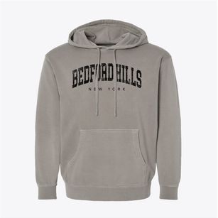 Bedford Hills New York Urban Vibe Pigment-Dyed Hoodie