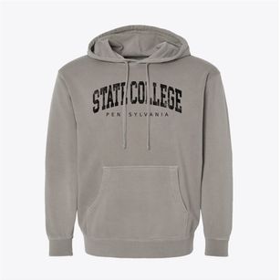 State College Pennsylvania Urban Vibe Pigment-Dyed Hoodie