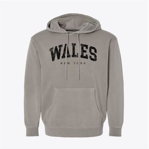 Wales New York Urban Vibe Pigment-Dyed Hoodie