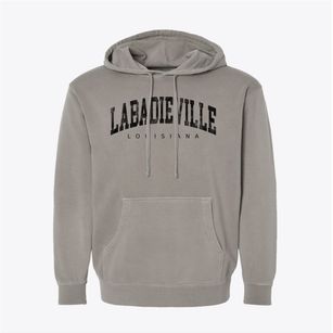 Labadieville Louisiana Urban Vibe Pigment-Dyed Hoodie