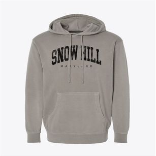 Snow Hill Maryland Urban Vibe Pigment-Dyed Hoodie