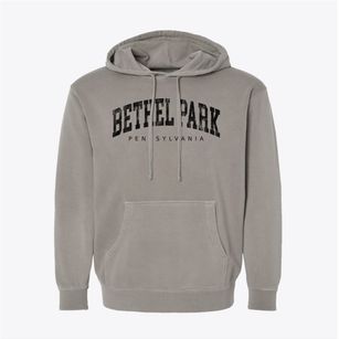 Bethel Park Pennsylvania Urban Vibe Pigment-Dyed Hoodie