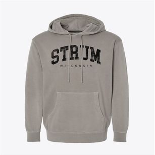 Strum Wisconsin Urban Vibe Pigment-Dyed Hoodie