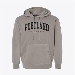 Portland Wisconsin Urban Vibe Pigment-Dyed Hoodie
